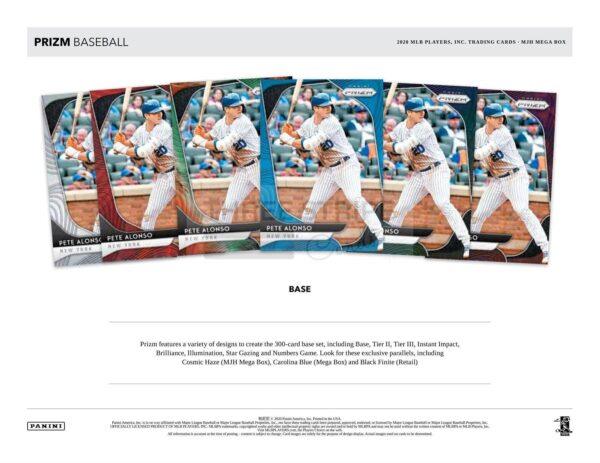 MLB 2020 Panini Prizm Baseball Mega Box - Image 2