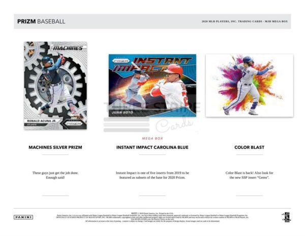 MLB 2020 Panini Prizm Baseball Mega Box - Image 4