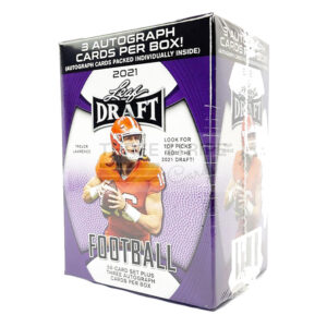NFL 2021 Leaf Draft Football Hobby Blaster Box