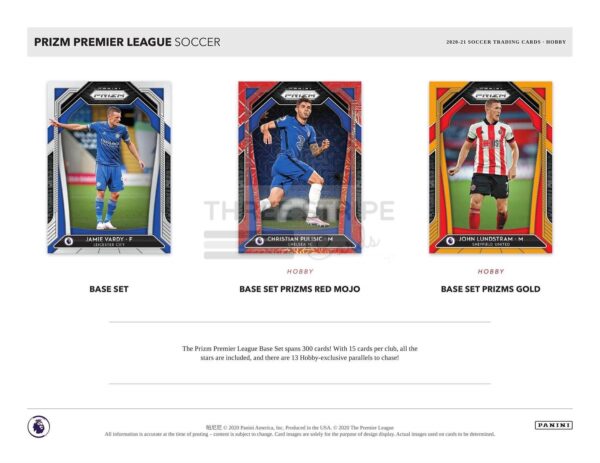 EPL 2020/21 Panini Prizm Premier League Soccer Hobby Box - Image 2