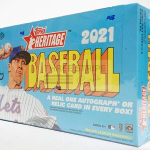 MLB 2021 Topps Heritage Baseball Hobby Box