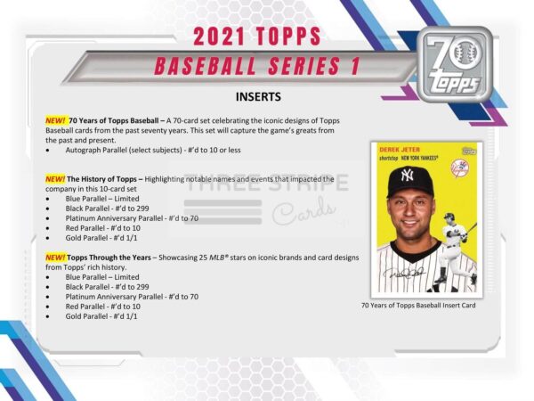 MLB 2021 Topps Series 1 Baseball Jumbo Box - Image 4