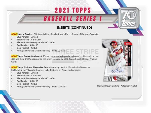 MLB 2021 Topps Series 1 Baseball Jumbo Box - Image 5