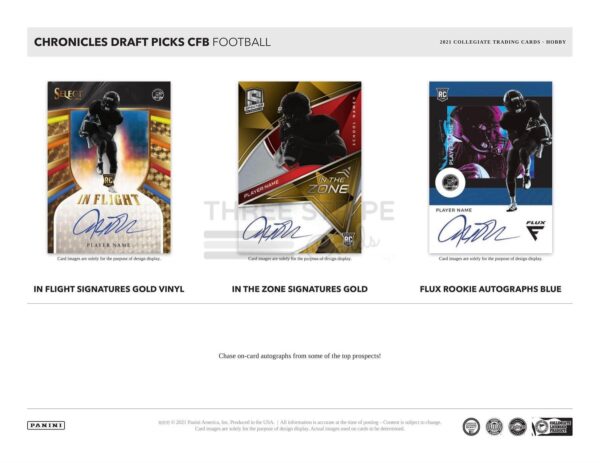 NFL 2021 Panini Chronicles Draft Picks Football Hobby Box - Image 2