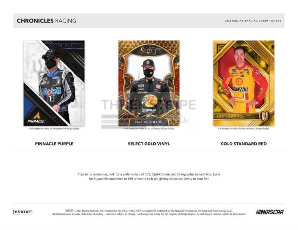 NASCAR 2021 Panini Chronicles Racing Hobby Box - Image 3