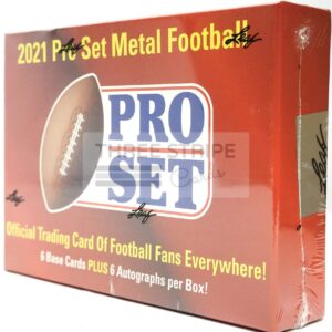 NFL 2021 Leaf Pro Set Metal Football Hobby Box