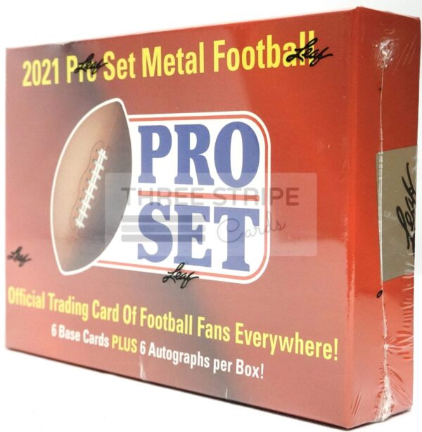 NFL 2021 Leaf Pro Set Metal Football Hobby Box