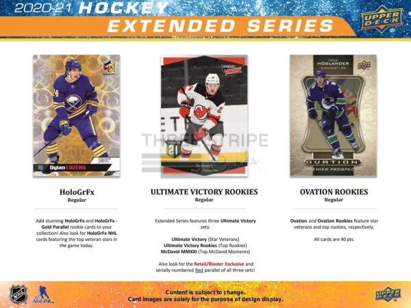 NHL 2020/21 Upper Deck Extended Series Hockey Blaster Box - Image 3
