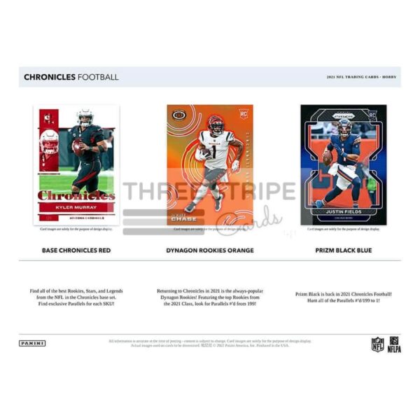 NFL 2021 Panini Chronicles Football Hobby Box - Image 2