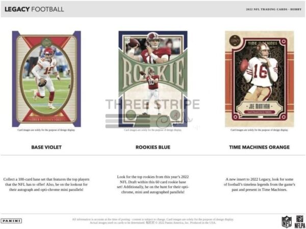 NFL 2022 Panini Legacy Football Hobby Box - Image 2
