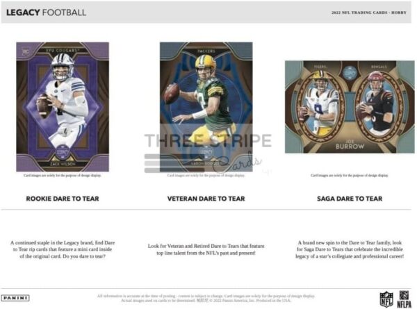 NFL 2022 Panini Legacy Football Hobby Box - Image 5