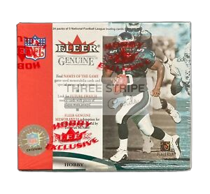 NFL 2001 Fleer Genuine Football Hobby Box