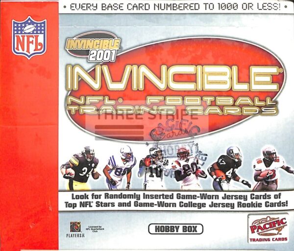 NFL 2001 Pacific Invincible Football Hobby Box