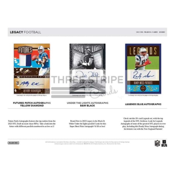 NFL 2023 Panini Legacy Football Hobby Box - Image 2