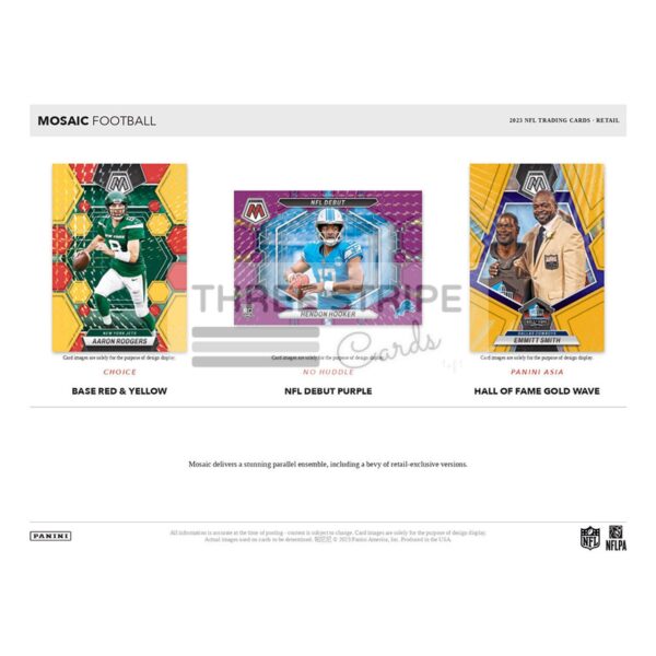 NFL 2023 Panini Mosaic Choice Football Box - Image 2