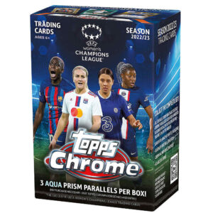 UEFA 2022/23 Topps Chrome Women's Champions League Blaster Box
