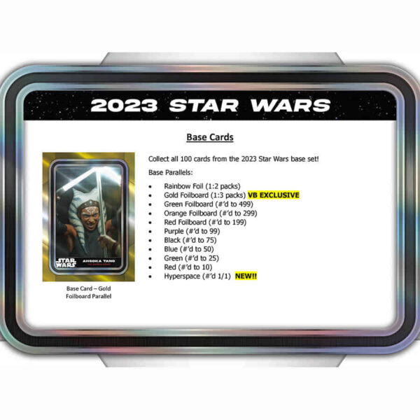 STAR WARS 2023 Topps Star Wars Flagship Value Blaster Box - Image 2