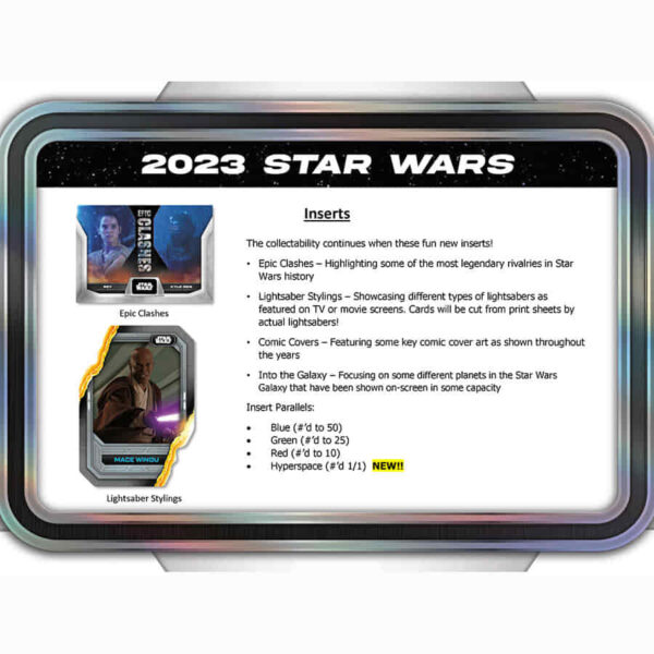 STAR WARS 2023 Topps Star Wars Flagship Value Blaster Box - Image 4
