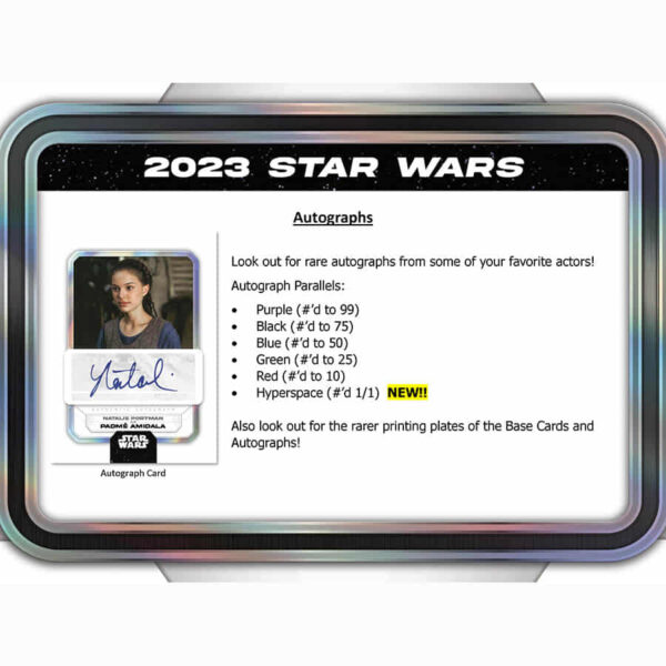 STAR WARS 2023 Topps Star Wars Flagship Value Blaster Box - Image 5