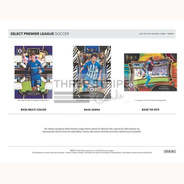 EPL 2023/24 Panini Select Premier League Soccer Hobby Box - Image 2