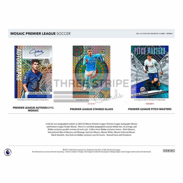EPL 2021/22 Panini Mosaic Soccer Hobby Box - Image 3