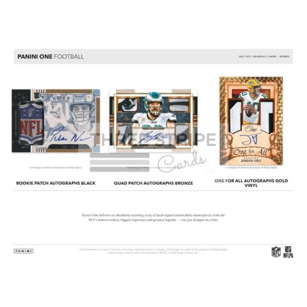 NFL 2023 Panini One Football Hobby Box - Image 2