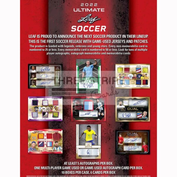 FIFA 2022 Leaf Ultimate Soccer Hobby Box - Image 2