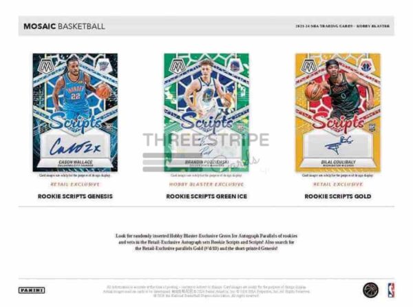 NBA 2023/24 Panini Mosaic Basketball Hobby Blaster Box - Image 3