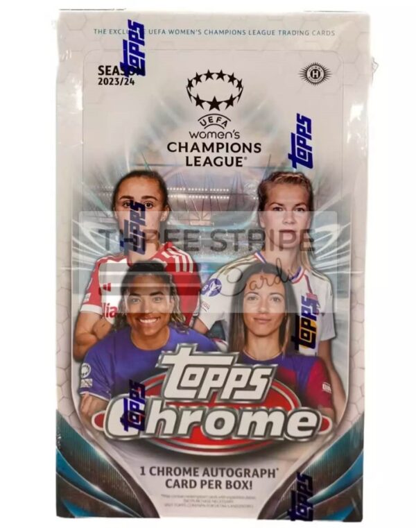 UEFA 2023/24 Topps Chrome Women's Champions League Hobby Box