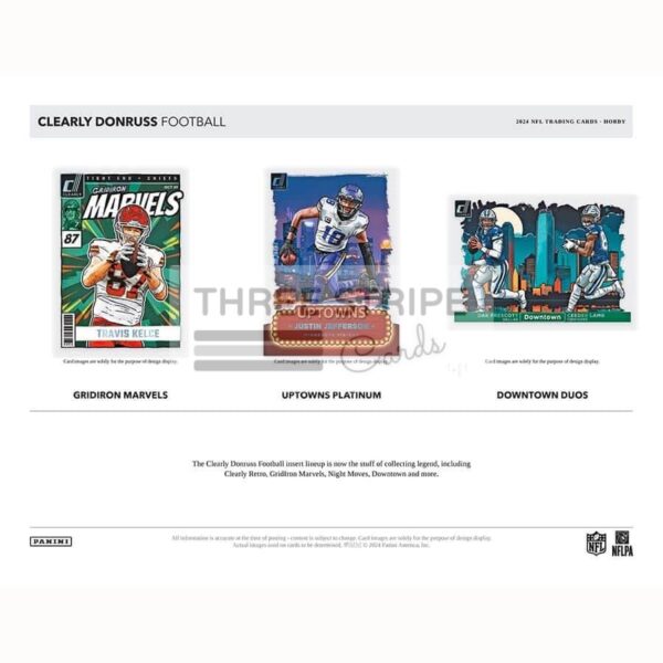 NFL 2024 Panini Clearly Donruss Football Hobby Box - Image 4