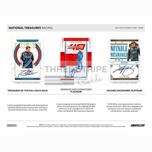 NASCAR 2024 Panini National Treasures Racing Hobby Box - Image 2