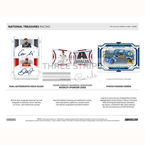 NASCAR 2024 Panini National Treasures Racing Hobby Box - Image 3
