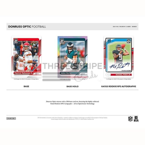 NFL 2024 Panini Donruss Optic Football Hobby Box - Image 2