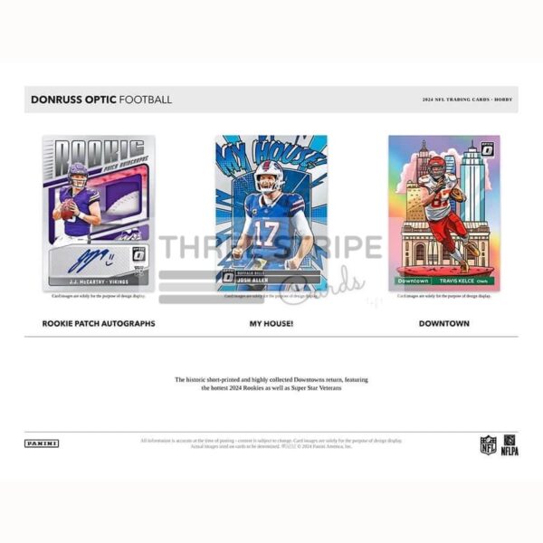 NFL 2024 Panini Donruss Optic Football Hobby Box - Image 3