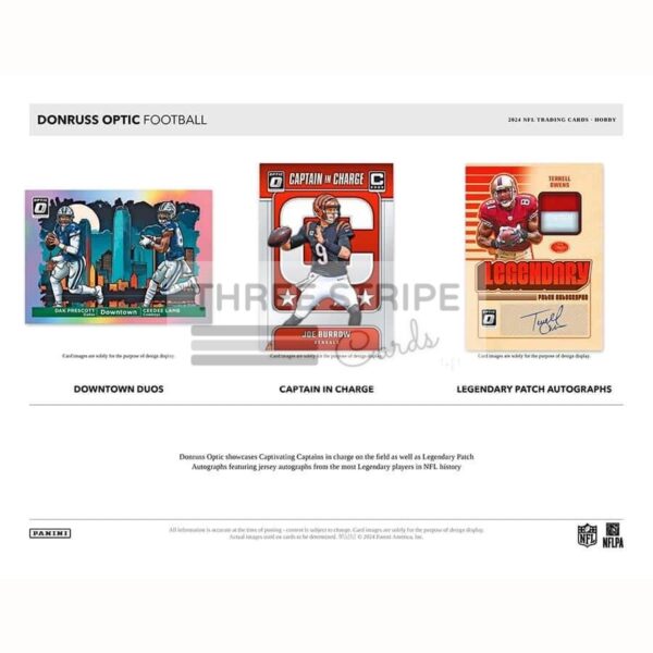 NFL 2024 Panini Donruss Optic Football Hobby Box - Image 4