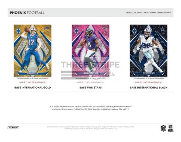 NFL 2024 Panini Phoenix International Football Mega Box - Image 4