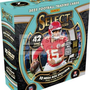 NFL 2025 Panini Select Football Mega Box